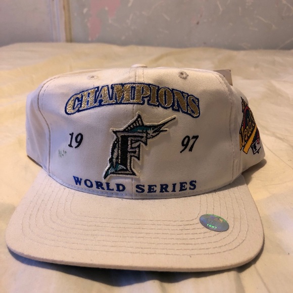 1997 Florida Marlins MLB World Champions SnapBack - Picture 1 of 6